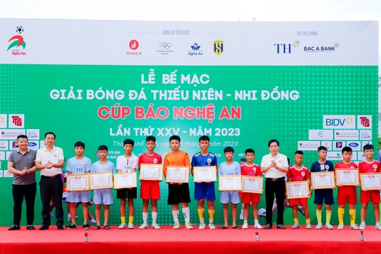 Chân dung 4 vua phá lưới Nhi đồng Cúp Báo Nghệ An lần thứ 25