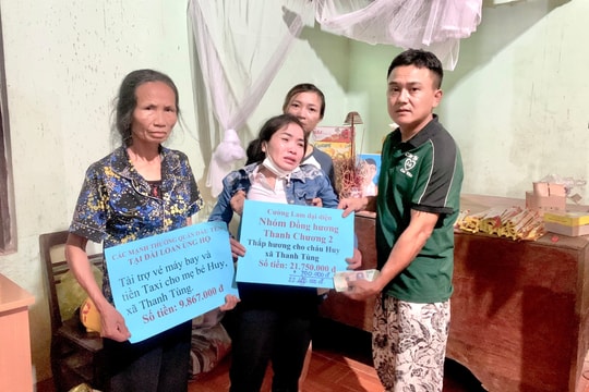 Chia sẻ khó khăn với gia đình nam sinh bị đuối nước