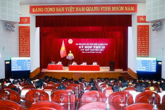 Thường trực HĐND tỉnh Nghệ An triệu tập kỳ họp thứ 14, HĐND tỉnh khóa XVIII, nhiệm kỳ 2021 - 2026