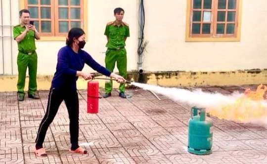 Yên Thành chủ động phòng, chống cháy nổ mùa nắng nóng 