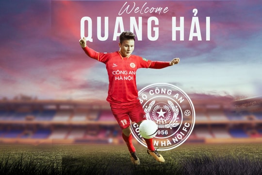 Quang Hải chính thức gia nhập Câu lạc bộ Công An Hà Nội