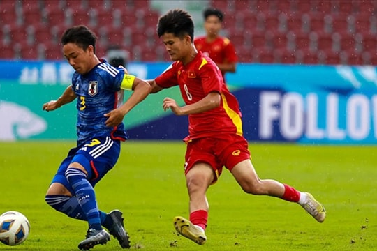 Thua đậm U17 Nhật Bản ở giải U17 châu Á, U17 Việt Nam có nguy cơ bị loại