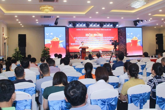 Đảng ủy Khối Doanh nghiệp Nghệ An quán triệt chuyên đề tư tưởng Hồ Chí Minh về văn hóa và xây dựng nền văn hóa mới xã hội chủ nghĩa