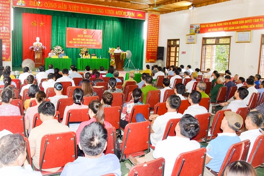 Cử tri huyện Nghi Lộc phản ánh khó khăn, vướng mắc sau khi thu hồi đất nông nghiệp để triển khai các dự án 