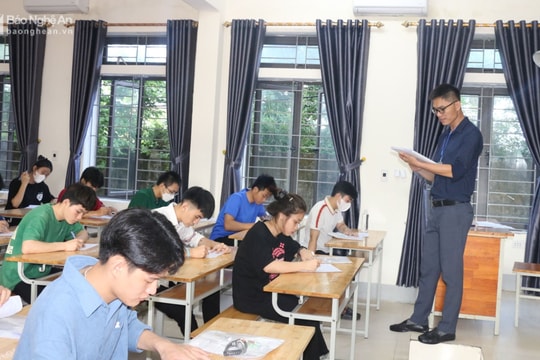 Hơn 70% thí sinh ở Nghệ An đăng ký thi tổ hợp môn Khoa học xã hội 