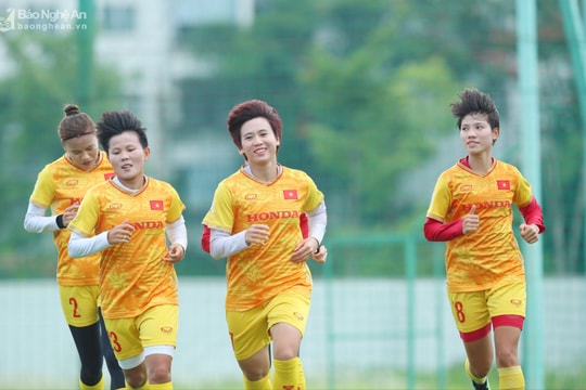 Đội tuyển nữ Việt Nam tăng cường thể lực, tự tin hướng tới World Cup 2023