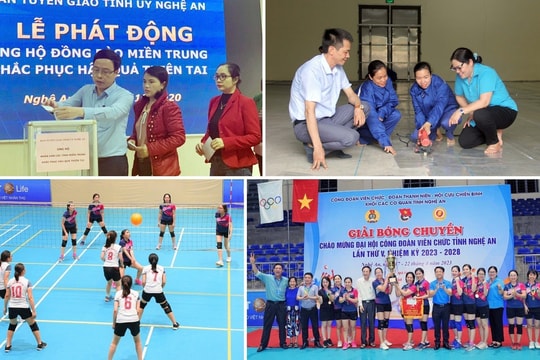 Sôi nổi các công trình, phần việc hướng về Đại hội Công đoàn Viên chức Nghệ An 