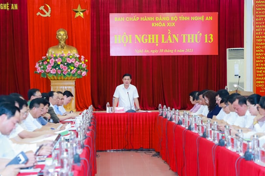 Hội nghị lần thứ 13, Ban Chấp hành Đảng bộ tỉnh Nghệ An khóa XIX