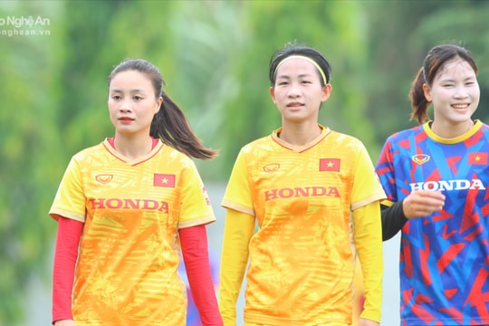 Đội tuyển nữ Việt Nam hoàn thành buổi tập cuối, chuẩn bị cho hành trình World Cup 2023