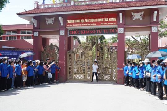 Nghệ An công bố thời gian nhập học lớp 10 của các trường