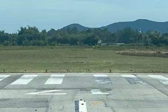 Dự kiến tối 3/7 khắc phục xong sự cố nứt đường băng sân bay Vinh