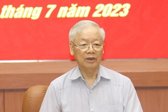Tổng Bí thư Nguyễn Phú Trọng: Rèn luyện cán bộ quân đội theo tinh thần '7 dám'