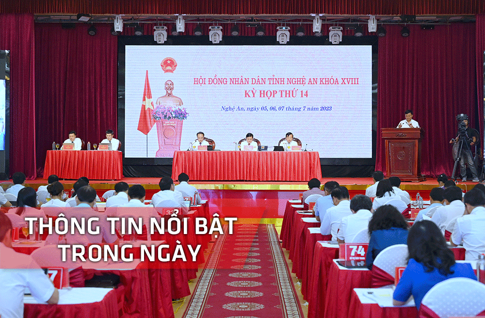 Nghệ An: Thông tin nổi bật ngày 6/7