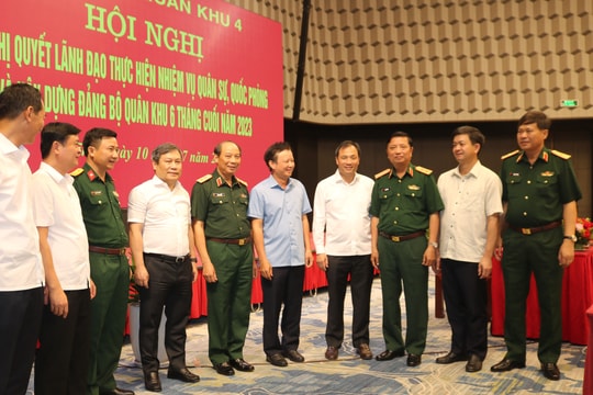 Đảng ủy Quân khu 4: Tập trung lãnh đạo thực hiện thắng lợi nhiệm vụ 6 tháng cuối năm 2023