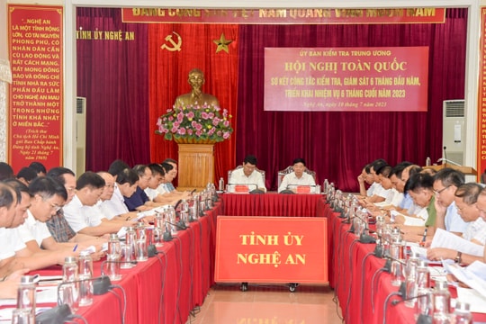 6 tháng, Ủy ban Kiểm tra các cấp đã thi hành kỷ luật 92 tổ chức đảng và 2.894 đảng viên