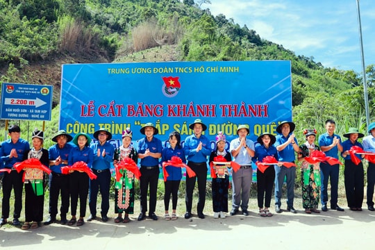 Trung ương Đoàn triển khai nhiều hoạt động hướng về Ngày truyền thống lực lượng Thanh niên xung phong tại Nghệ An