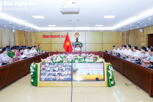 Nghệ An tập trung thực hiện các nhiệm vụ trọng tâm về chuyển đổi số