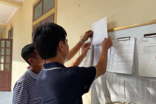 Thường trực Huyện uỷ Quỳnh Lưu chỉ đạo xử lý vụ kế toán xã trúng đấu giá 23 lô đất