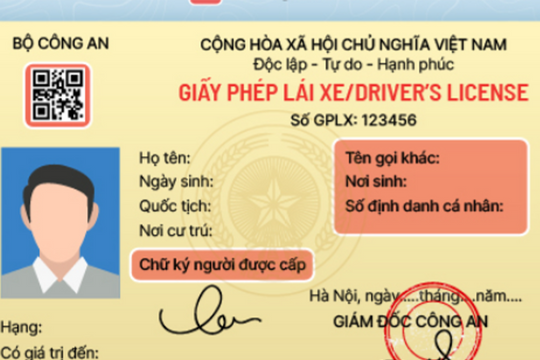 Bộ Công an đề xuất thay đổi phân hạng giấy phép lái xe