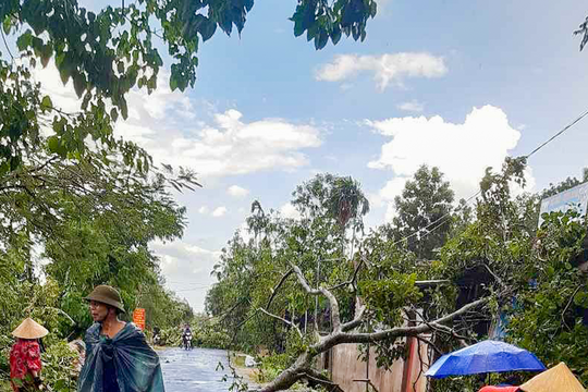 Lốc xoáy gây thiệt hại tại huyện Thanh Chương