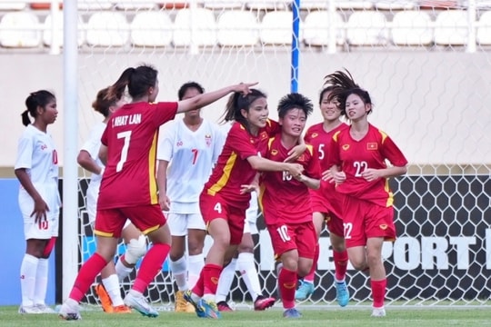 Tiền đạo U19 nữ Việt Nam dẫn đầu danh sách 'Vua phá lưới' U19 Đông Nam Á 2023