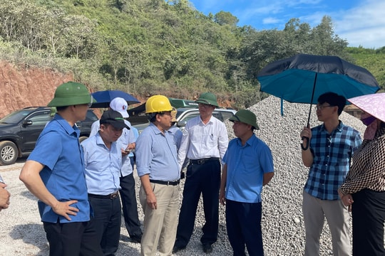 Phó Chủ tịch UBND tỉnh kiểm tra hoạt động khoáng sản tại các huyện Yên Thành và Nghi Lộc