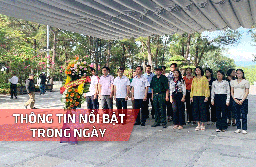 Nghệ An: Thông tin nổi bật ngày 15/7