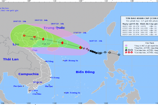 Tin bão khẩn cấp - Cơn bão số 1
