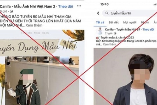 Bộ Công an cảnh báo thủ đoạn tuyển mẫu nhí chụp ảnh làm đại diện thương hiệu