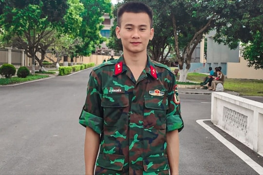 Người lính trẻ và hành trình vượt khó đạt điểm khối C cao thứ 4 toàn quốc