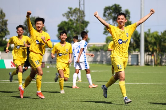 U15 Sông Lam Nghệ An khép lại lượt đi với thành tích toàn thắng