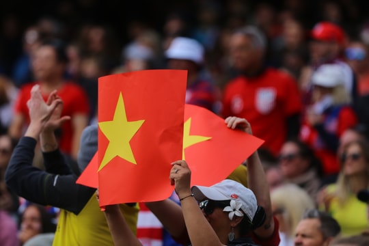 Khoảnh khắc lịch sử khi Quốc ca Việt Nam vang lên ở đấu trường World Cup nữ