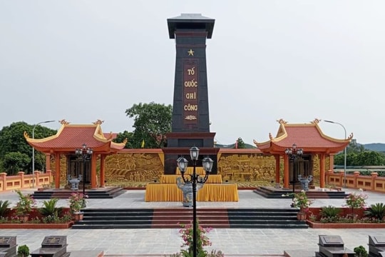 Khánh thành Nghĩa trang liệt sĩ xã với kinh phí đầu tư hơn 4 tỉ đồng