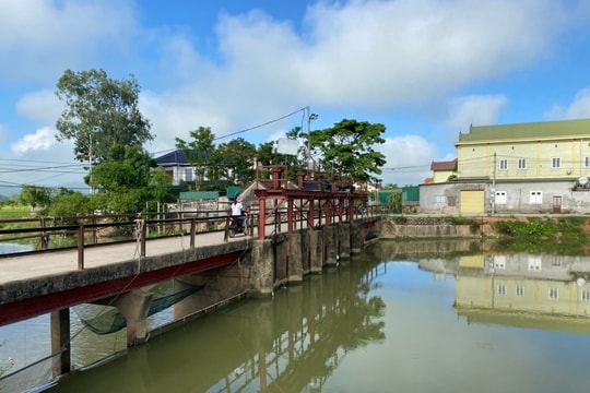 Nhiều cống tiêu thoát lũ ở Nghệ An bị hư hỏng nặng