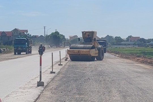 Diễn Châu nỗ lực giải phóng mặt bằng Dự án cải tạo, nâng cấp Quốc lộ 7