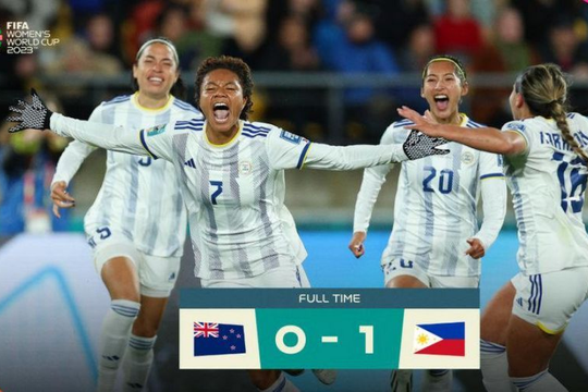 Tuyển nữ Philippines tạo địa chấn tại World Cup 2023