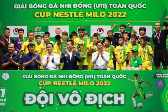 U11 Sông Lam Nghệ An nằm ở bảng đấu dễ thở tại Vòng chung kết Giải Bóng đá Nhi đồng toàn quốc năm 2023