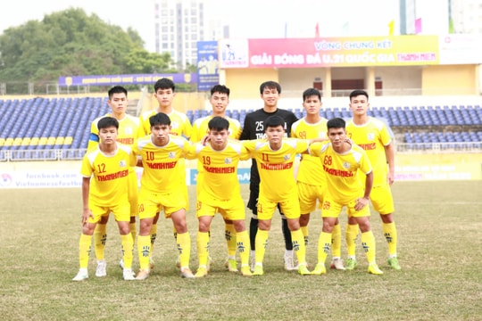 Sông Lam Nghệ An gặp khó vì quy định mới của Giải U21 quốc gia 2023