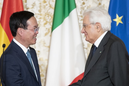 Hội đàm cùng Chủ tịch nước Võ Văn Thưởng, Tổng thống Italia báo tin vui