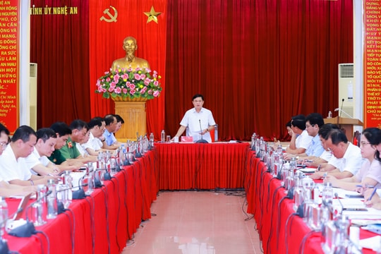 Ban Chỉ đạo Cải cách hành chính tỉnh Nghệ An họp phiên thứ hai