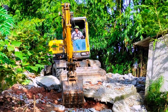 Triển khai thi công mương thoát nước thải cho người dân Thanh Yên (Thanh Chương)