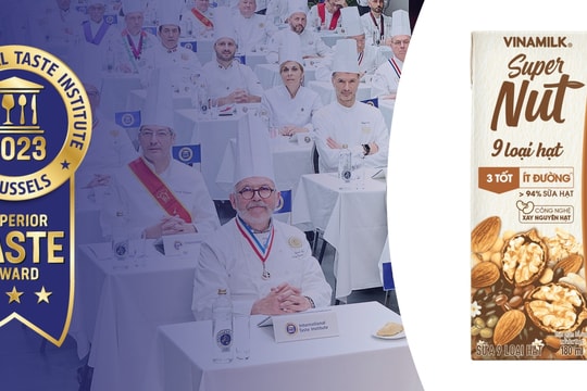 Sữa hạt Vinamilk Supernut giành cú ‘hat-trick’ giải thưởng quốc tế 