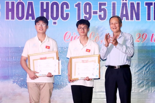 20 học sinh đạt giải tại Kỳ thi Olympic Hóa học 19 - 5 do Hội hóa học Nghệ An tổ chức
