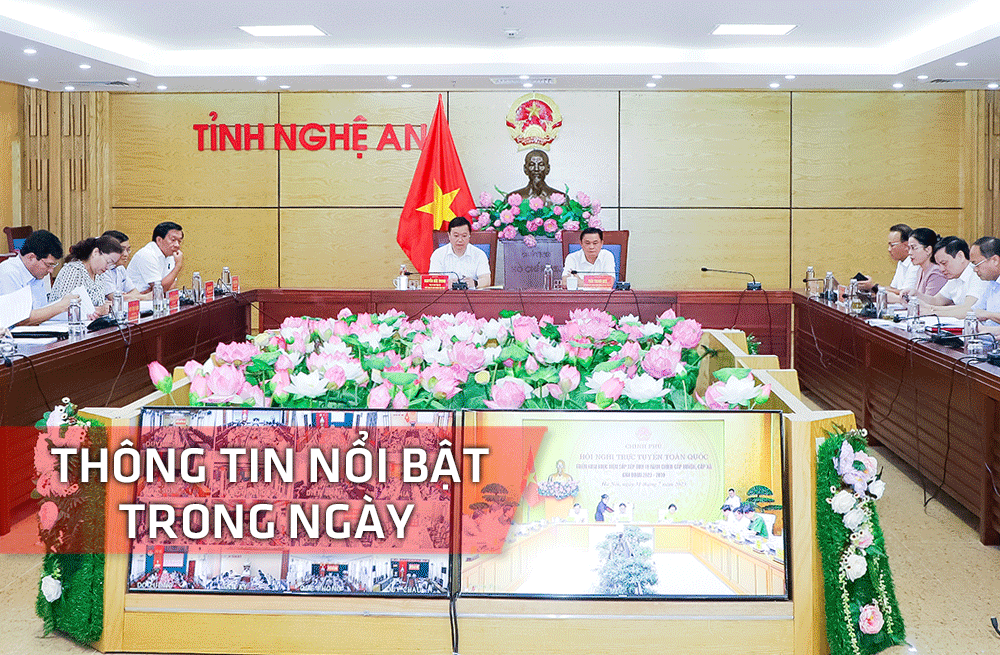 Thông tin nổi bật tại Nghệ An ngày 31/7