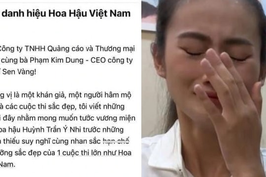 Ban Tổ chức nói gì khi Hoa hậu Ý Nhi bị 200.000 người 'anti' yêu cầu tước vương miện?