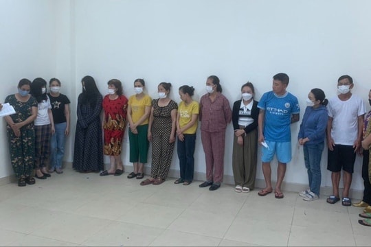 Triệt xóa đường dây đánh bạc quy mô lớn dưới hình thức ghi lô, đề, bắt 17 đối tượng