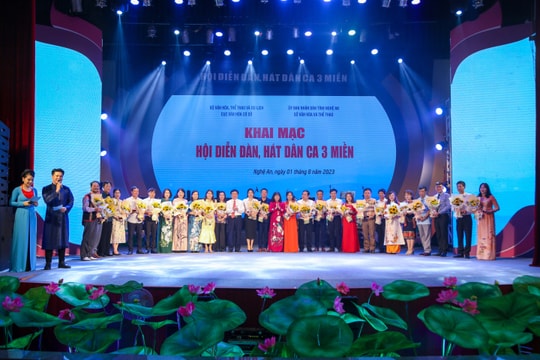 29 đoàn nghệ thuật quần chúng tham gia Hội diễn Đàn, hát dân ca 3 miền năm 2023