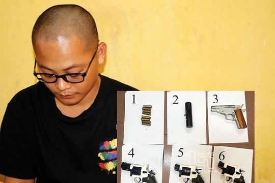 Bắt thanh niên bán súng tự chế cho nhiều người