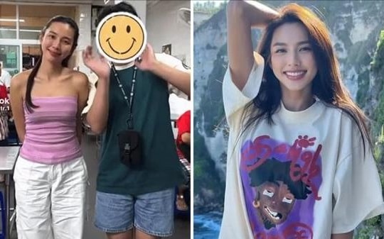 Hoa hậu Thùy Tiên bị 'team qua đường' bắt gặp, nhan sắc không son phấn ra sao?