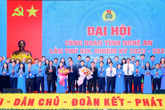 Danh sách Ban Chấp hành Liên đoàn Lao động tỉnh Nghệ An nhiệm kỳ 2023-2028